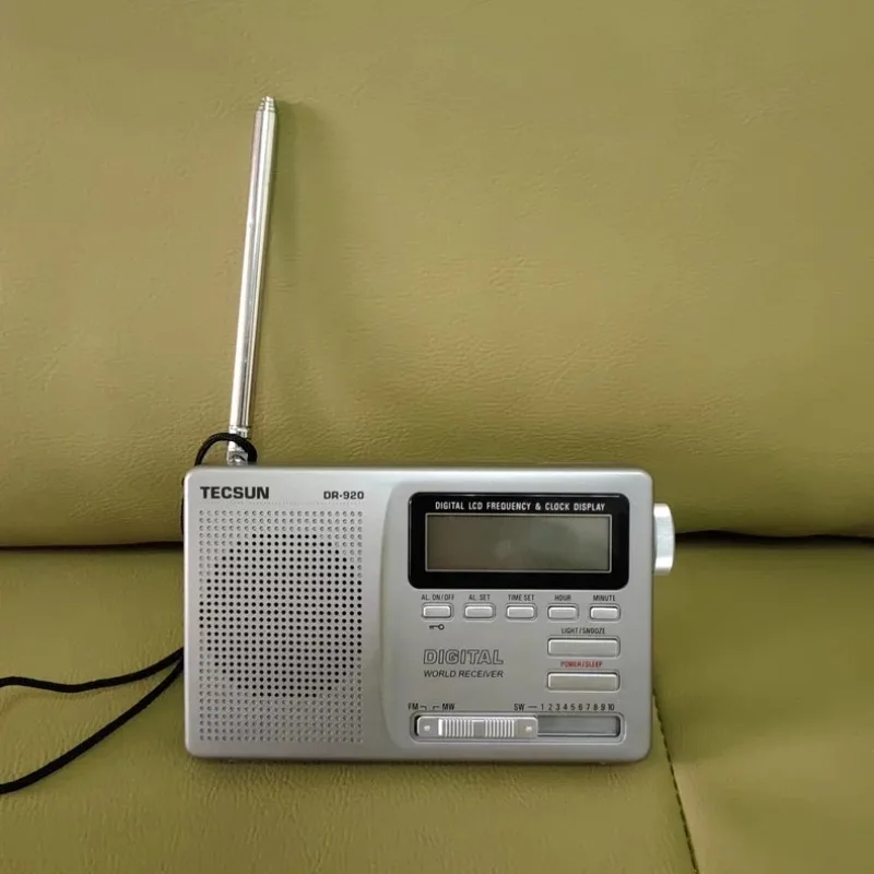 

Цифровой ресивер для цифрового вещания, портативное FM/MW/SW радио с ЖК-дисплеем частоты, будильником и таймером сна для прослушивания в помещении/на улице