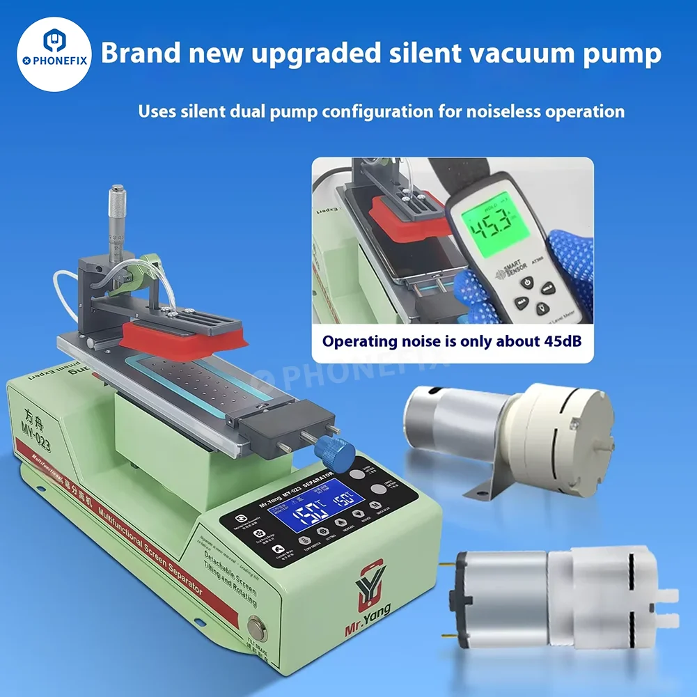 

YCS MY-023 intelligent Dual Pump LCD Heating Separator Strong Upper Lower Suction for Quick Removal iPad Phone Screen And Frame