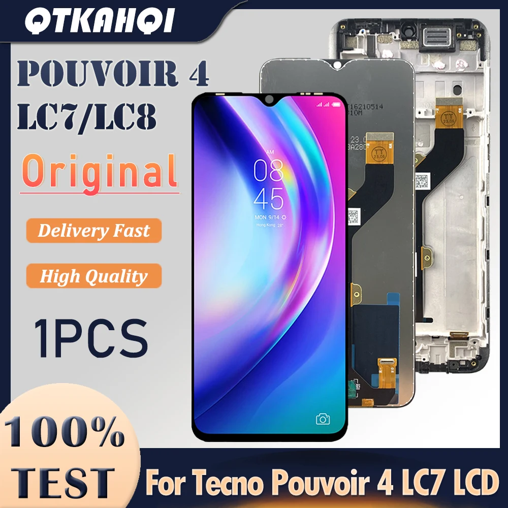 توصية وتحليل لشاشة LCD LC7 لجهاز TECNO Pouvoir 4 Pro