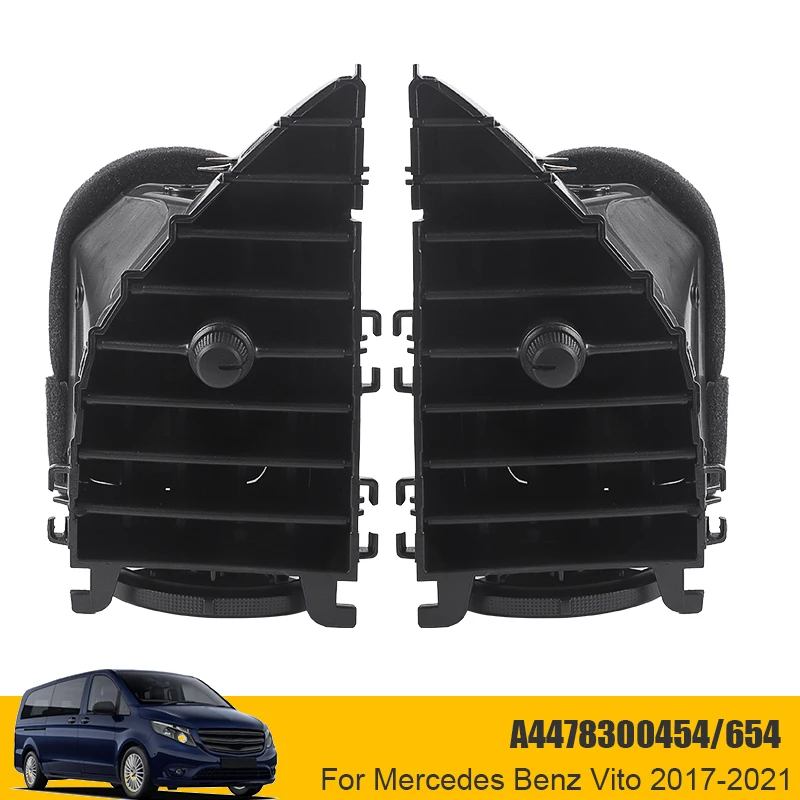 

Центральная решетка приборной панели, вентиляционная решетка кондиционера, розетка для Mercedes-Benz Vito V260 W447 W448 2017-2023 A4478300454 A4478300654