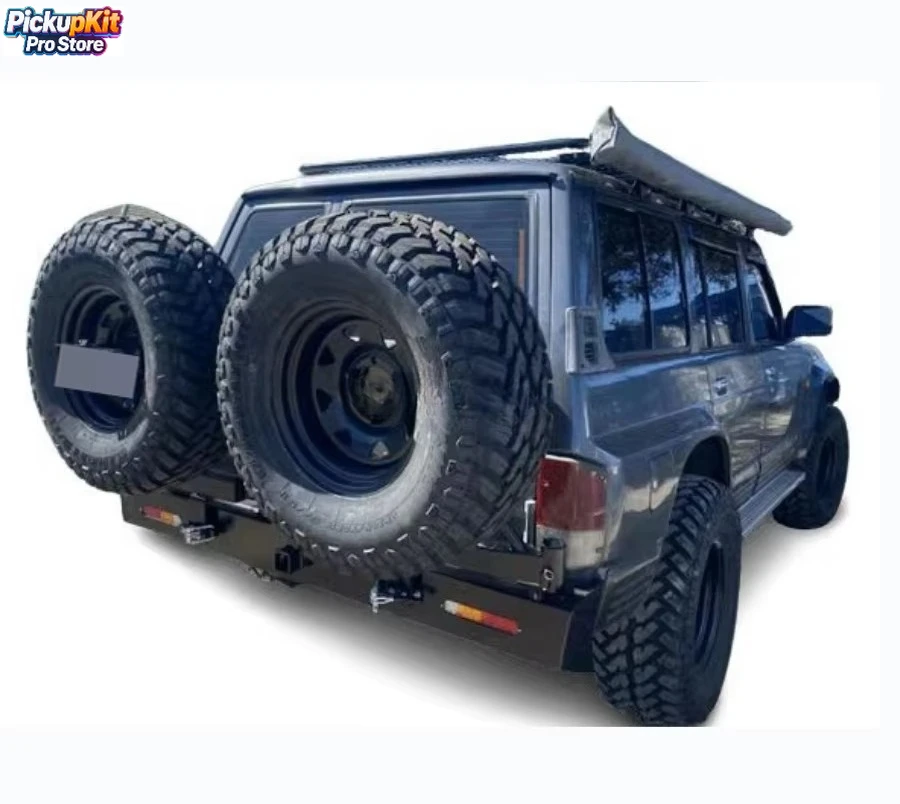 

Heavy-Duty Towing Commercial Off-Road Steel Rear Bumper for Patrol Y60 GQ