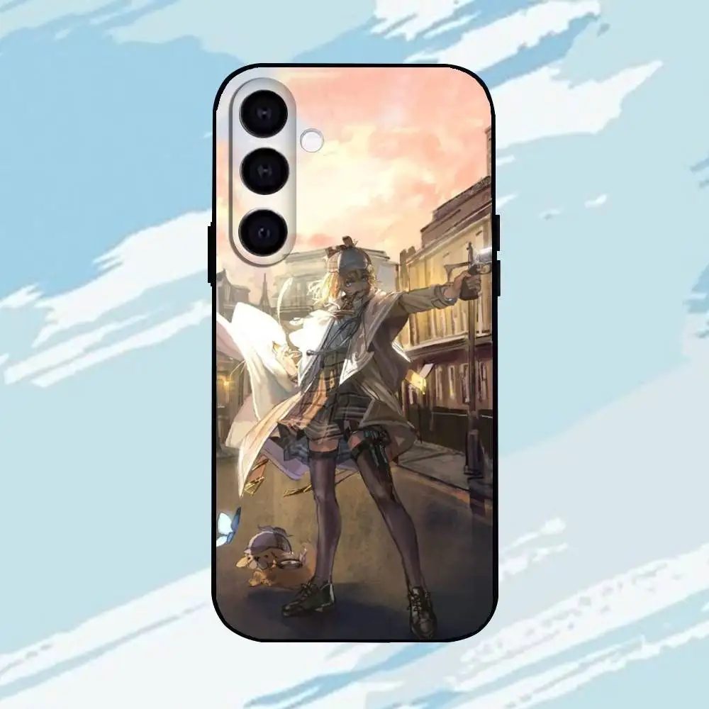 Etui na telefon A-Amelia Watson do Samsung Galaxy A73, A72, A71, A70, A53, A52, A51, czarna obudowa ll