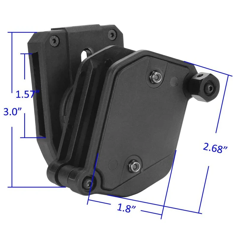 IPSC USPSA IDPA Competition Shooting Multi-Angle Adjustment Speed Shooter's Pistol Magazine Pouch Mag Holster Holder