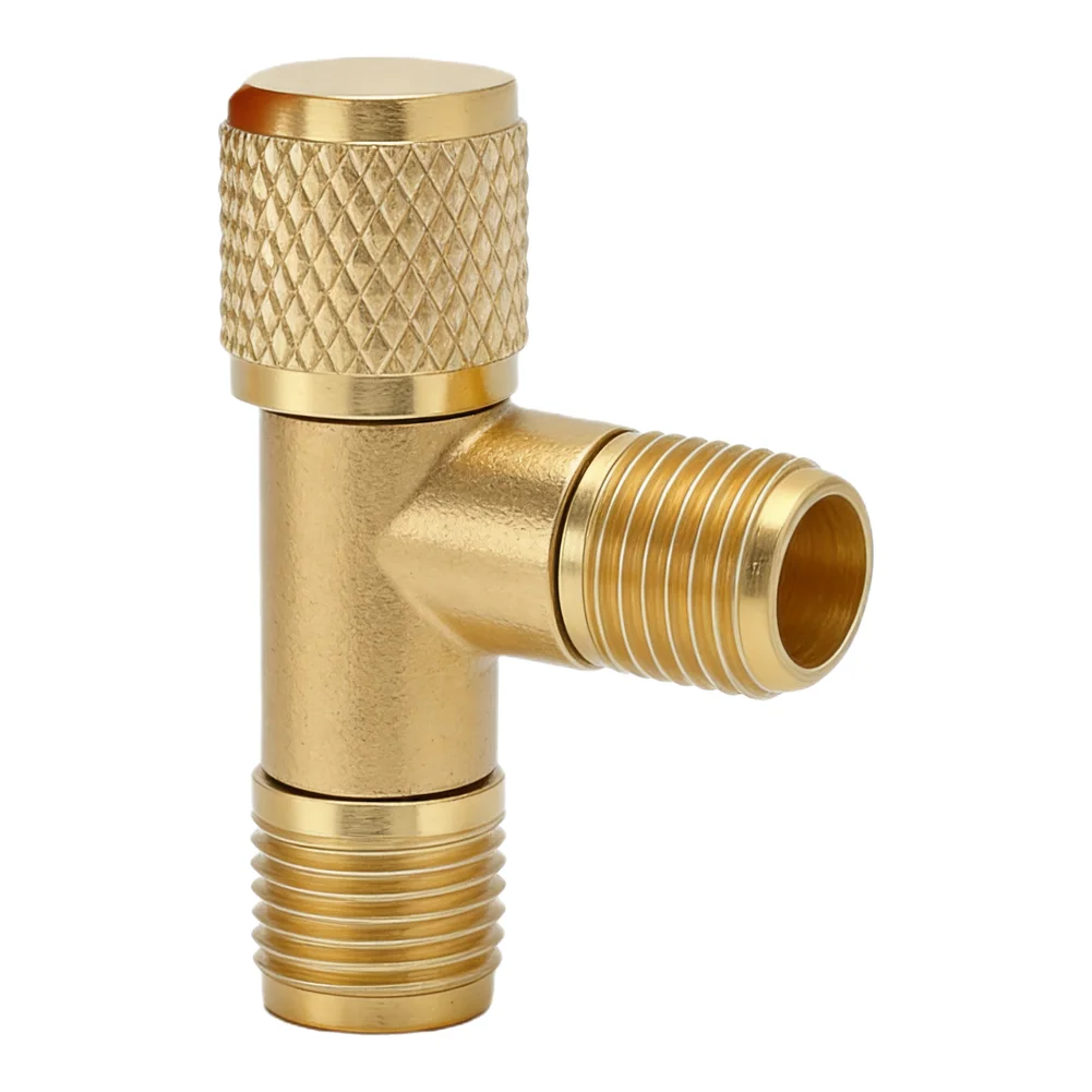For System Monitoring Vertical Vacuum Gauge Tee Vacuum Gauge Vertical Mounting Option High Pressure Resistance