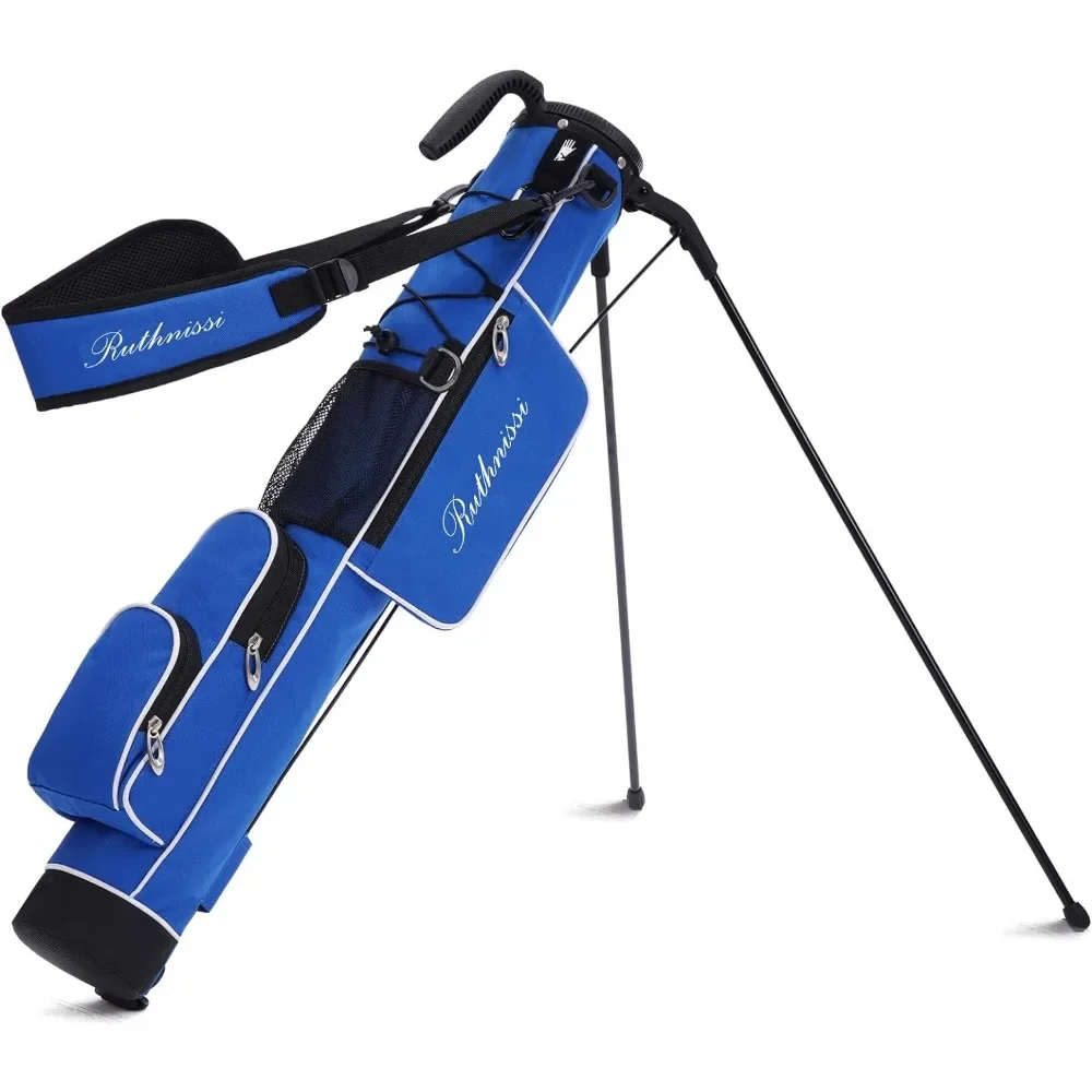 

Golf Stand Bag, Golf Easy Carry Bag with Padded Strap，Durable Pitch n Putt Bag, Practice Ranger Sunday Bag