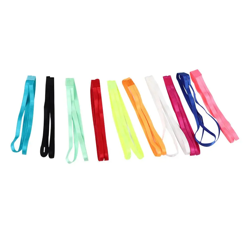 

DoubleSports Accessories New Double Headband Elastic Sports Hair Running Colors Anti-Slip 10 Yoga
