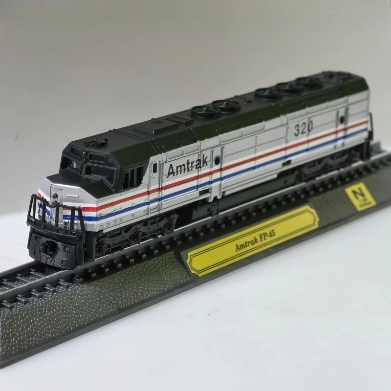 

N type 1/160 Toy Train Diesel Locomotive Model FP-45 Static Train Model Exquisite Decoration Boy's Collection Gift