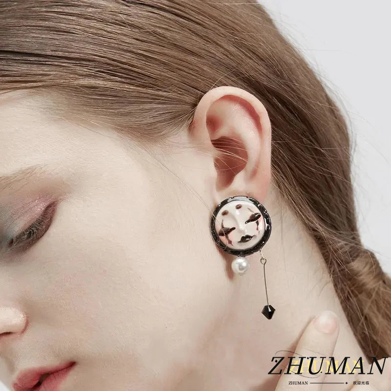 

2024 New Black Witch Earrings For Women's New Gothic Style Jewelry Party Gifts