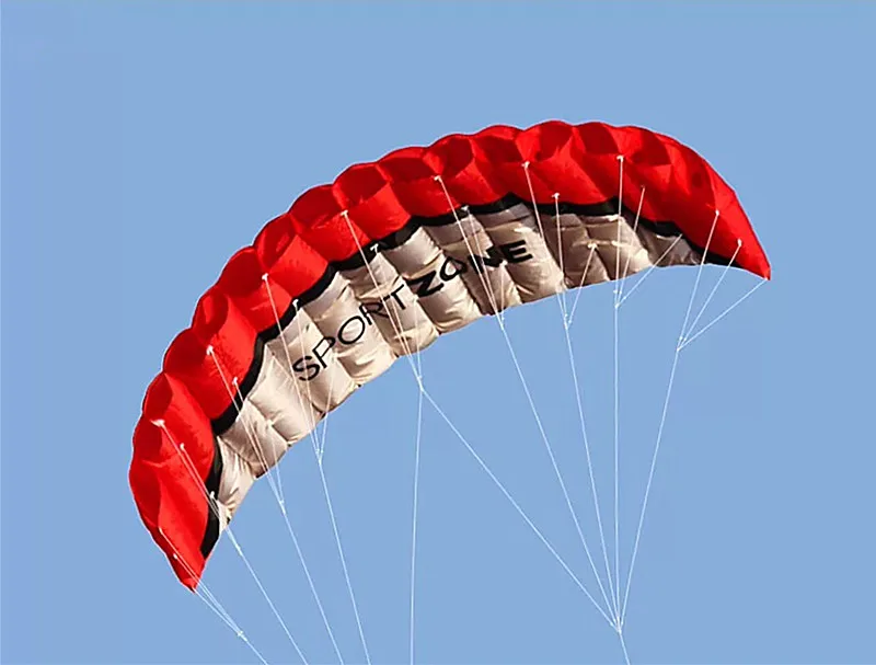 gratis verzending dual Line Stunt vliegende kracht Kite regenboog grote zachte vliegers voor volwassenen kitesurfen fabriek buitenspeelgoed kite reel