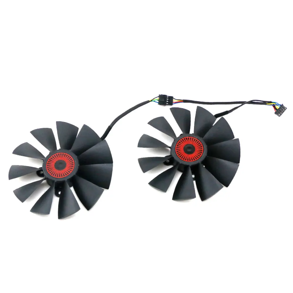 1 Bộ 95MM 5PIN FD10015H12S STRIX-GTX 970 GPU Quạt Cho ASUS STRIX-GTX 980 、 GTX 970 、 GTX 780 、 GTX 780TI 、 R9 380 Video Thẻ Quạt Làm Mát