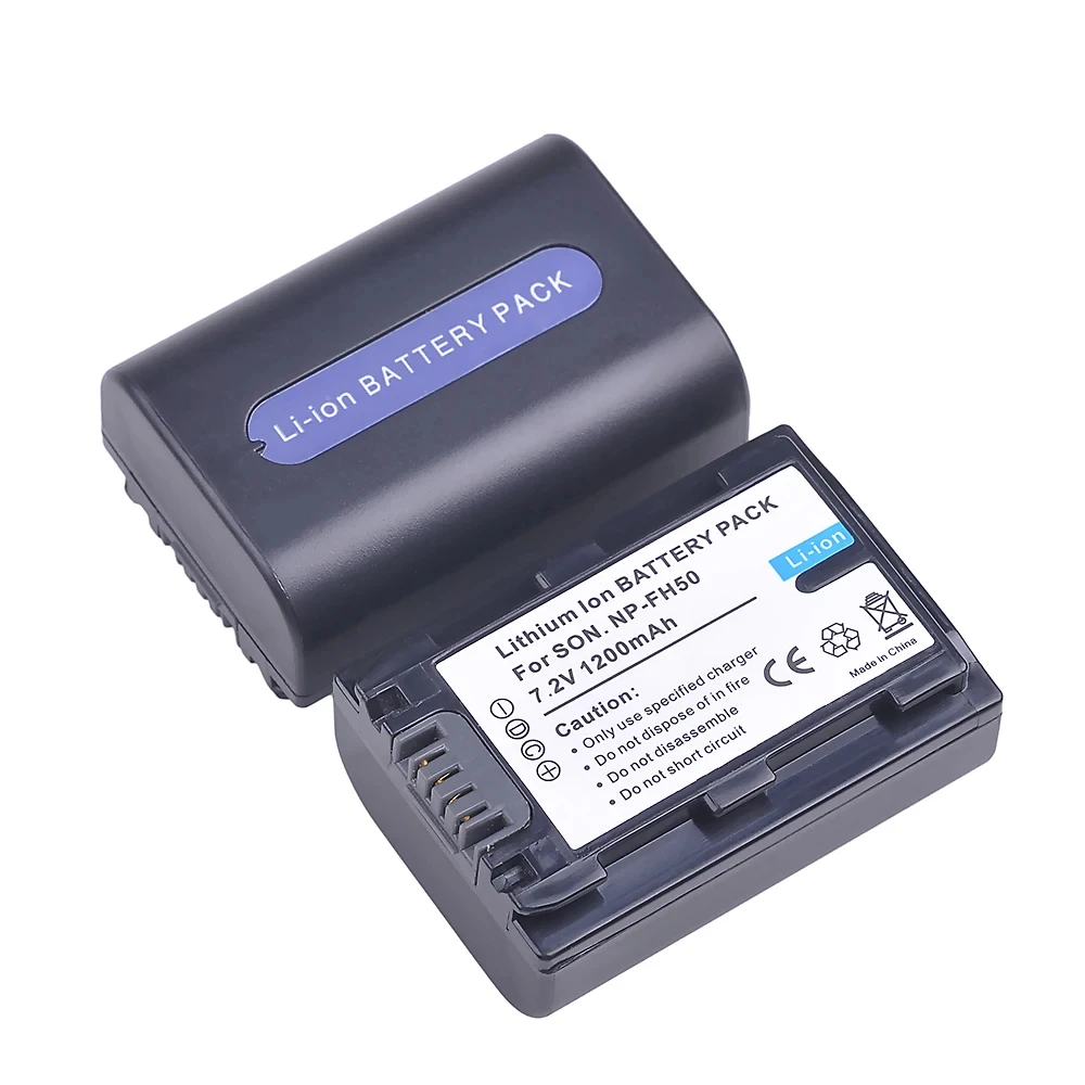 1 шт. NP-FH50 NP FH50 NPFH50 аккумулятор 1200 мАч для камеры Sony DCR-DVD106E DCR-DVD108E DCR-DVD109E DCR-DVD110E DCR-DVD115E