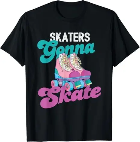 Skaters Gonna Skate - Vintage Roller Skating Skate Skater T-Shirt