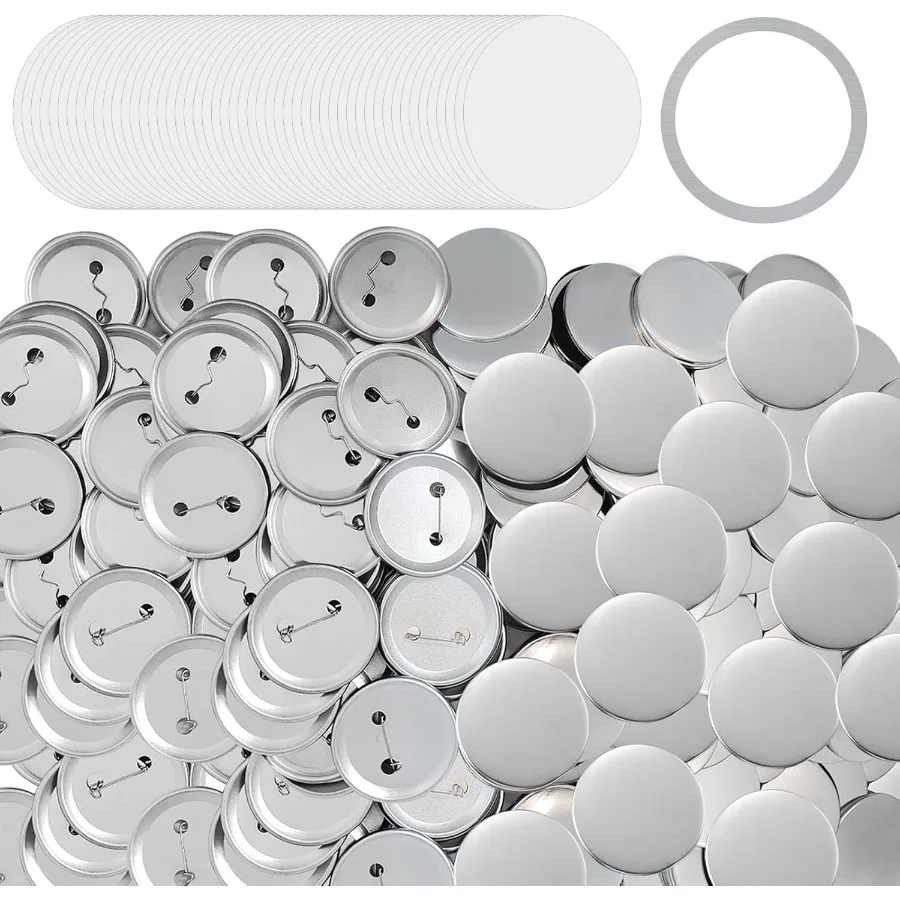 

300 комплектов 25 мм, 1 принадлежности для изготовления кнопок, полные принадлежности для самостоятельного изготовления кнопок, значки, металлические чехлы, металлические задние части, прозрачная пленка для P