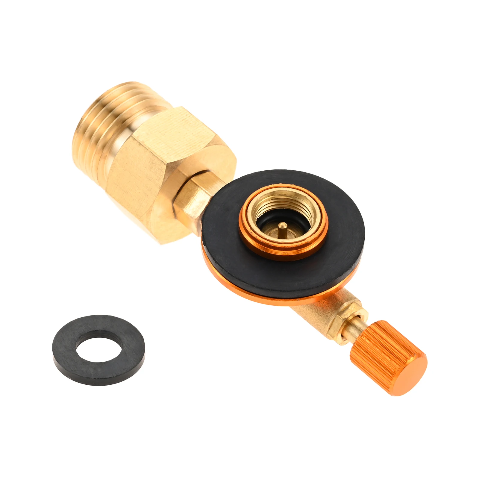 Kupfer BBQ Outdoor Camping Herd Adapter Propan Tank Stecker Flache Zylinder Nachfüllen Adapter Gas Flasche Konvertieren für Deutsch Typ