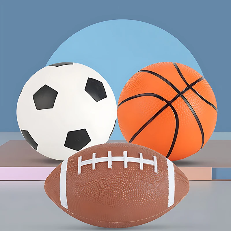 Inflation Ball Football Basketball Rugby Portable Mini Balls Sport Game Supply Party Interaction Game Prop Souvenir Boy Girl ZYF
