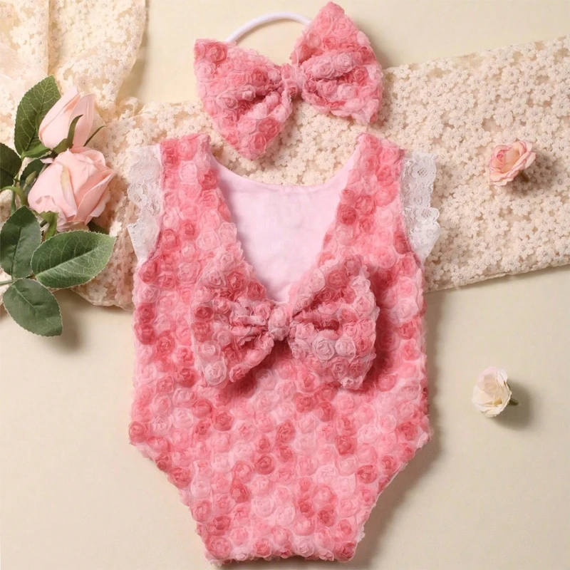 Ropa fotografía para recién nacidos con estilo, conjunto fotografía para bebés, conjunto para niña pequeña 85LE