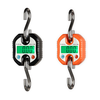 WeiHeng Electronic Hanging Scales 150kg 50g Digital Stainless Steel Hook LCD Crane Scale Loop Fish Heavy Duty Weight Balance