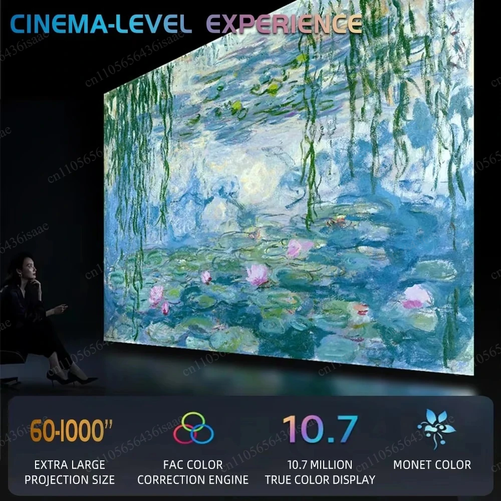 4K ALPD Laser Projector 4500 ANSI 128GB Android Home Theater