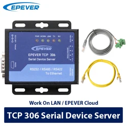 Epever tcp 306シリアルポートネットワークサーバーイーサネット変換モジュールソーラーコントローラーレギュレーター用シリアルポート