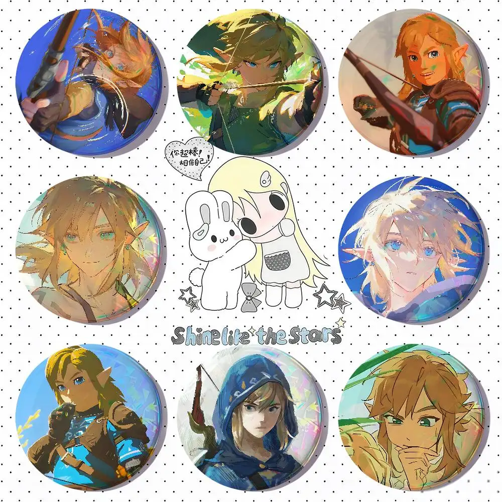 K-Link Badge Pins For Friend, Backpack, Clothing, Collectible Accessories, Jewelry Gift