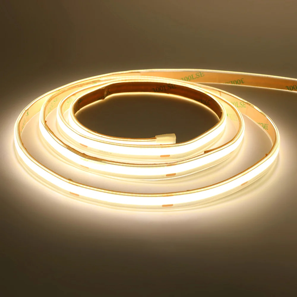 Waterproof COB LED Strip Light 12V 24V 3000K 4000K 6000K IP67 Flexible Led Tape 480LEDs/m 5m 10m 20m 0.5m 1m 2m Linear Lighting