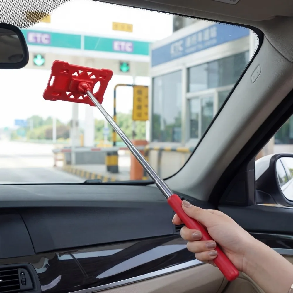 Creative Card Stick Telescopic Adjustable Length Plastic Contactless Payment Sleeve Stainless Steel Lightweight
