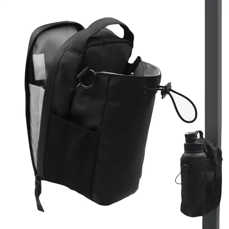 Bolsa de gimnasio magnética, bolsa de transporte magnética de gran capacidad con bolsillo para teléfono, bolsa portátil para botella de agua para gimnasio, organizador de accesorios de gimnasio