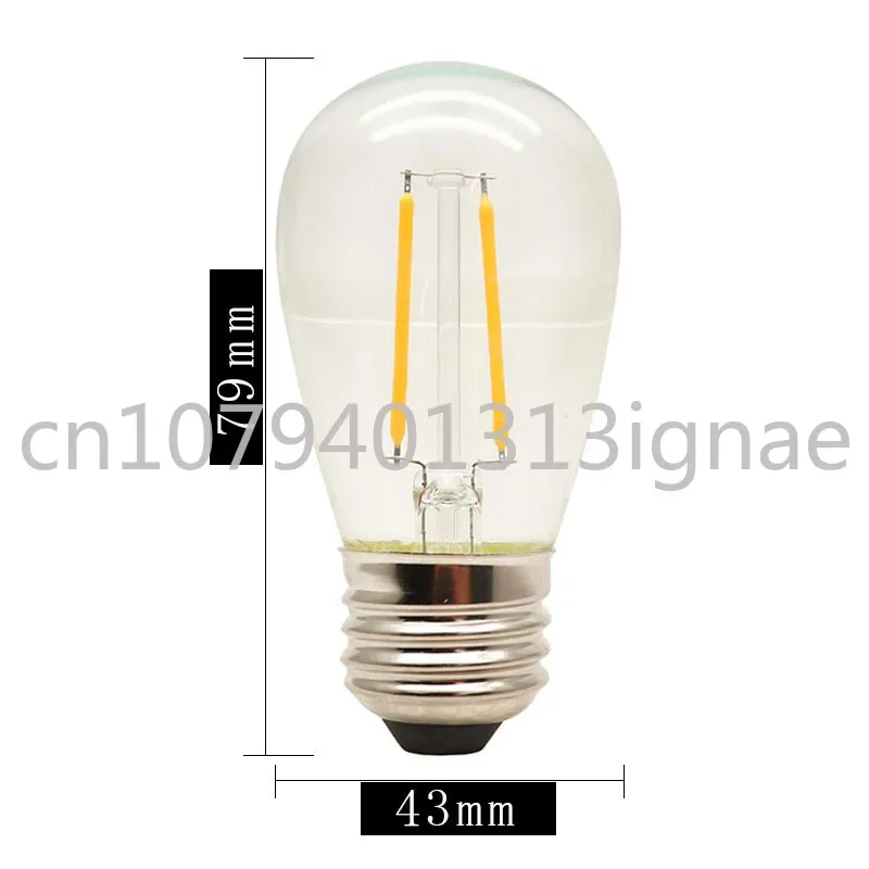 

Directly supplied Amazon plug-in S14 bulb light string Christmas Day E27 decorative light racetrack E26 light string