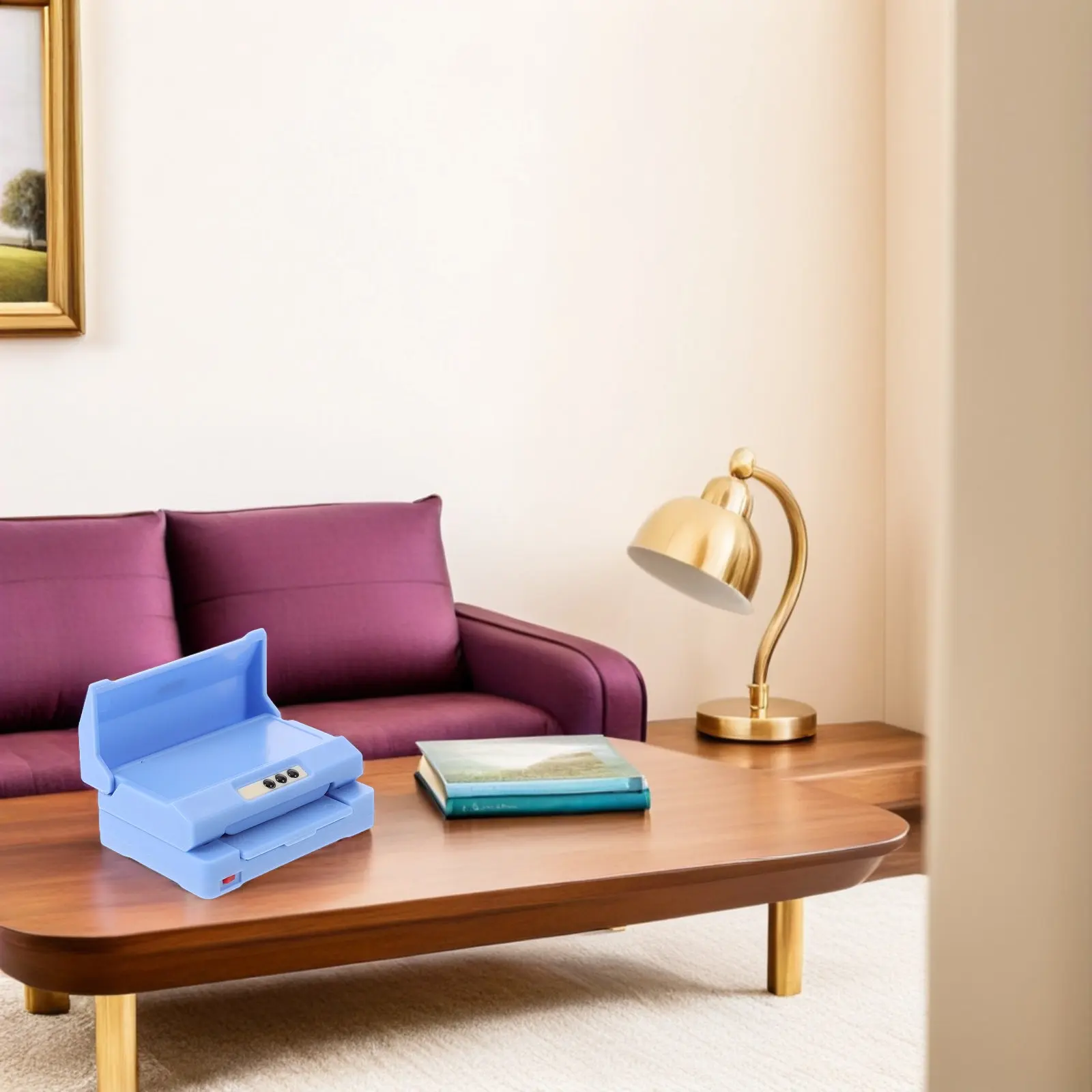 

Dollhouse Miniature 3D Printer Micro Size Realistic Detail Creative Play Boost for Dollhouse Scenery Decoration Mini Office