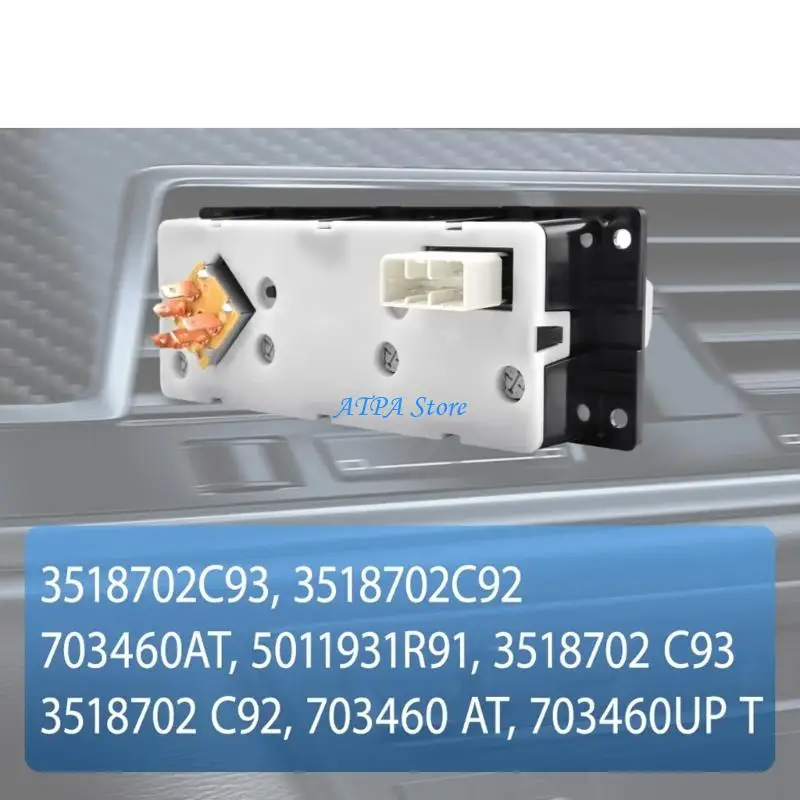 U13C Manuel Climate Climate Control Condulers Commutateurs 3518702C93 Pour le modèle SELECT