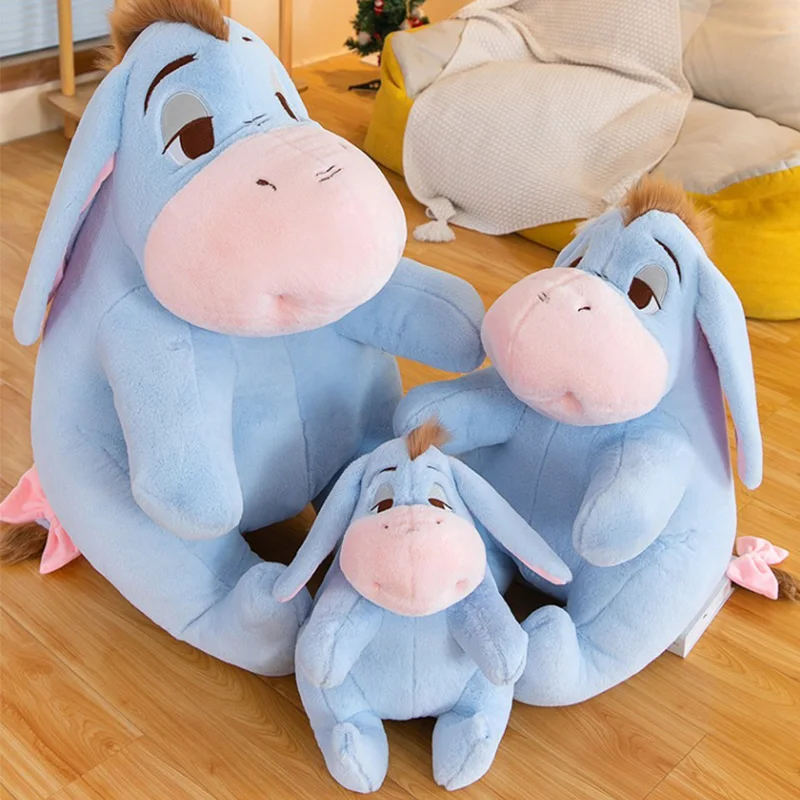 Disney Kawaii Eeyore Series Plush Toy Cartoon Donkey Anime Figures Room Cute stuff Decor Children toy for Girls Birthday Gift