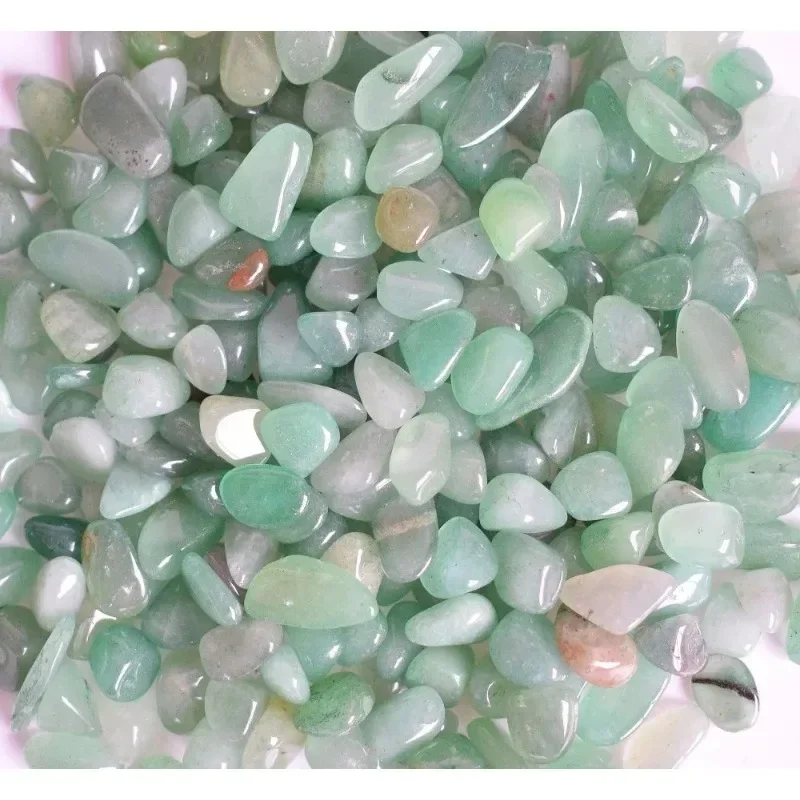 100g Bulk Small Size Natural Tumbled Semi-precious Stone Green Aventurine Reiki Healing Mineral Crystals Chip Crushed Stone
