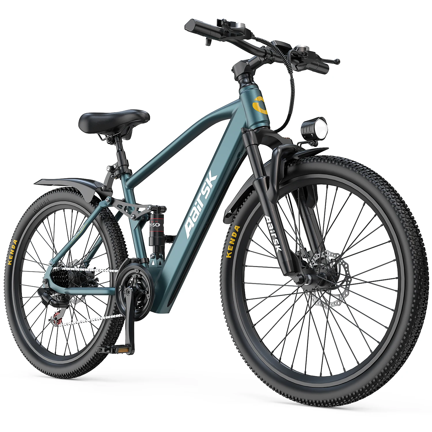 2026 EU Neues Aairsk GT900 E-Bike mit NFC-Entriegelung, 26-Zoll-Großreifen, 36V 13Ah, Smart LCD-Display, 7-Gang-Schaltung, Schnelle Lieferung