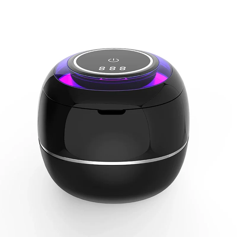 HOMEFISH Cleaner For Retainers Dentures Jewelry Cleaning Machine Mini Portable UV Ultrasonic False Teeth Retainer Cleaner