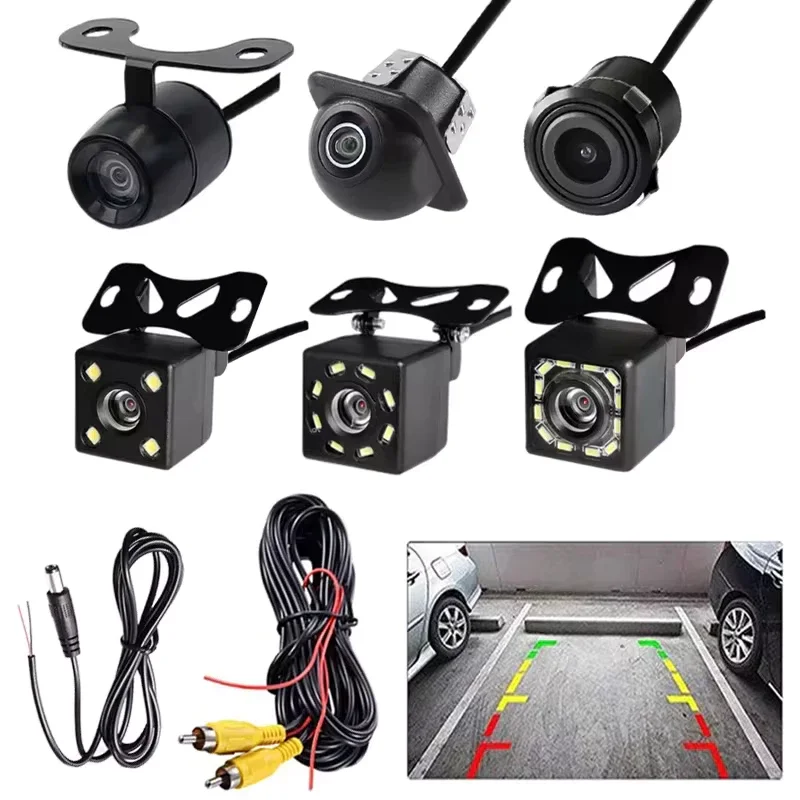 

Parking reversing camera universal CCD car rearview camera LED night vision car supplies lens fisheye.