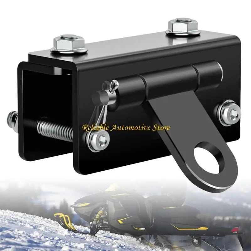 M68B Easy Installation Adjustable Hitch for Snowmobile Sleds Trailers Featuring Quick Setups Trailer Towing Hook