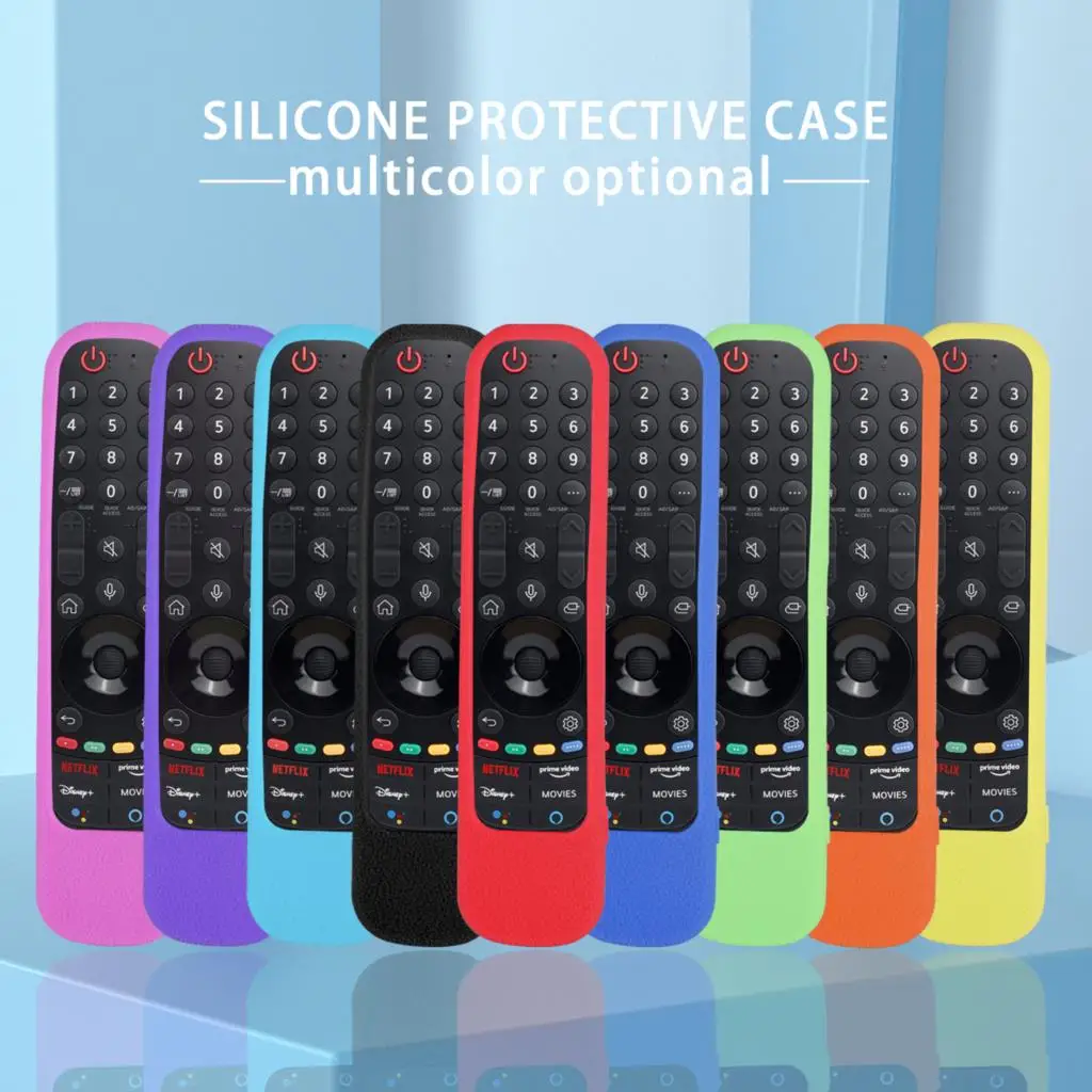 Colorful Silicone Case Protective Sheath for LG AN-MR21 AN-MR21GC GA AN-MR22 AN-MR22GA Series TV Magic Remote Controller Cover