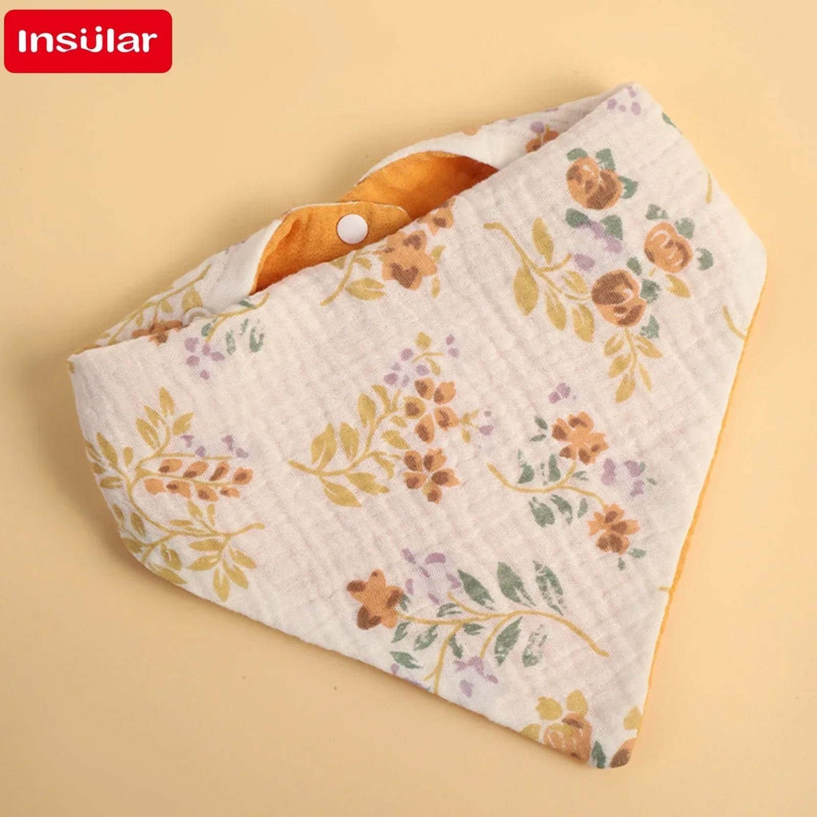 Handuk air liur segitiga katun baru celemek bayi kain perca cetak baru lahir Bandana kain sendawa untuk anak laki-laki perempuan celemek makan