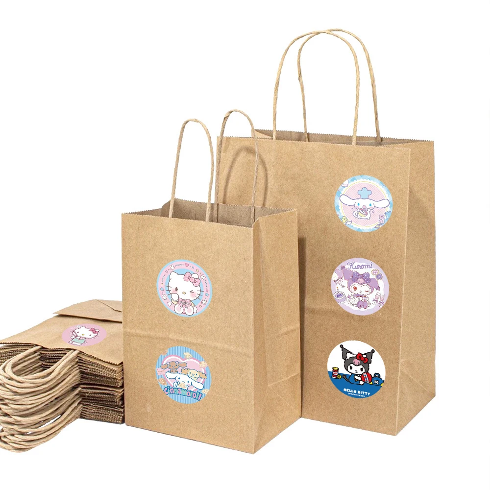 500 Stück/Rolle Niedliche Sanrio Cartoon Anime Kuromi Cinnamoroll Versiegelungsaufkleber Kawaii Wasserfeste DIY Schreibwaren Tagebuch Belohnungsaufkleber – Detail 6