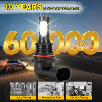 30000LM LED Canbus automlhová světla 30000LM 9005 HB3 mlhová světla 1:1 velikost pro VW Passat B6 B5 Golf 7 6 5 Touareg Tiguan Jetta Polo 10 nejlepší prodej Příslušenství pro VW Passat B5 5 - №2