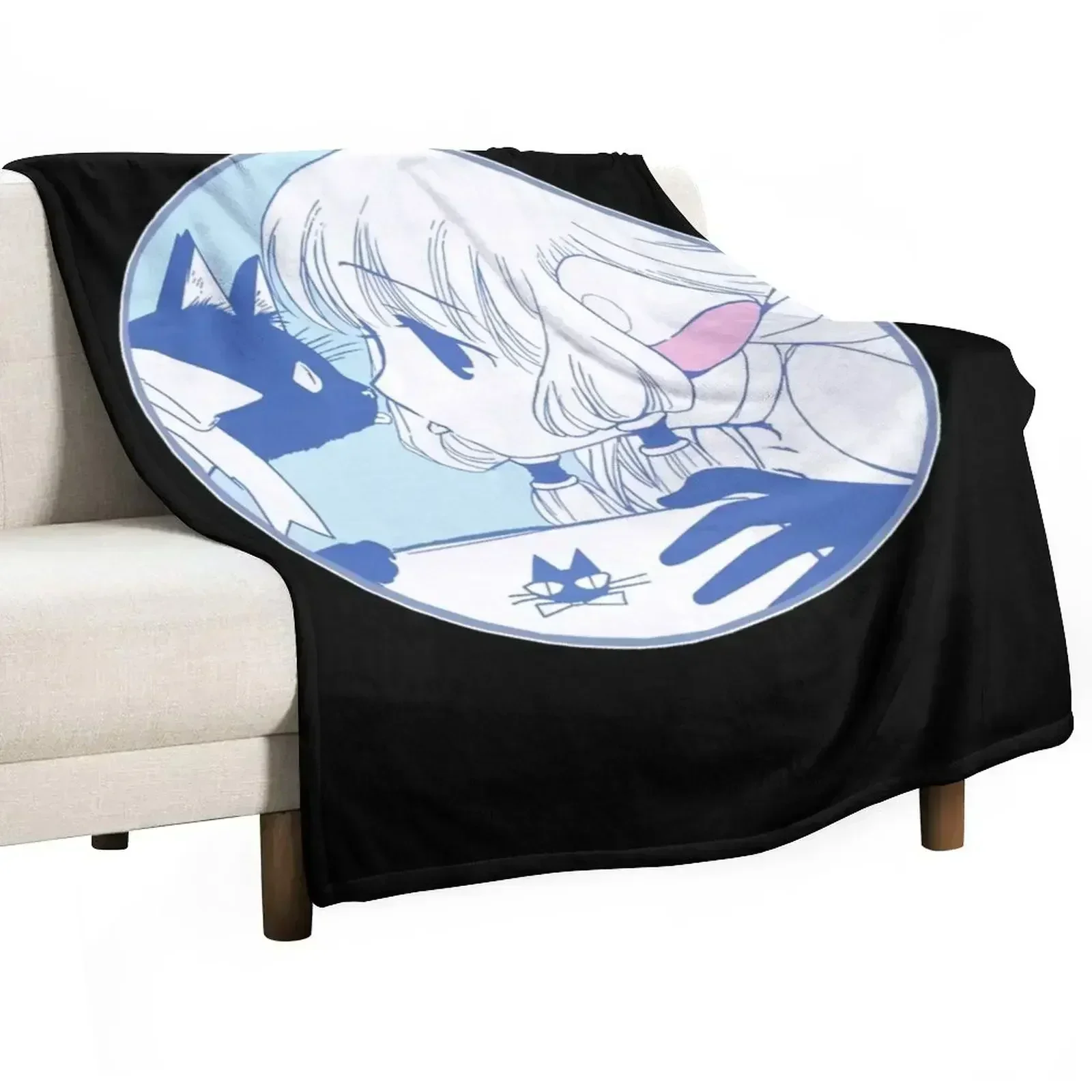 

Chi - Chobits Throw Blanket No Pilling Soft Warm Blanket for Bed