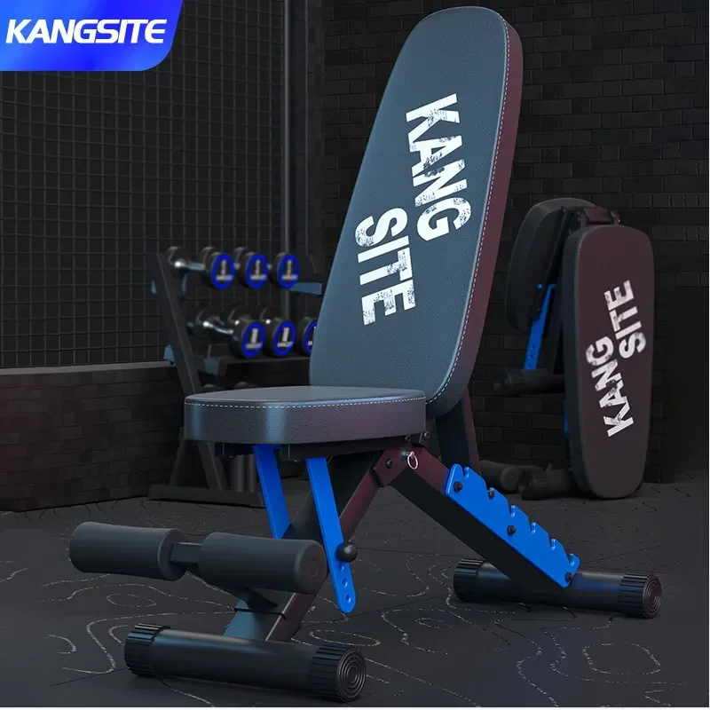 Installation Free Dumbbell Stool Home Fitness Chair Foldable Sit Up Equipment Multifunctional Bench Push Stool Supine Board