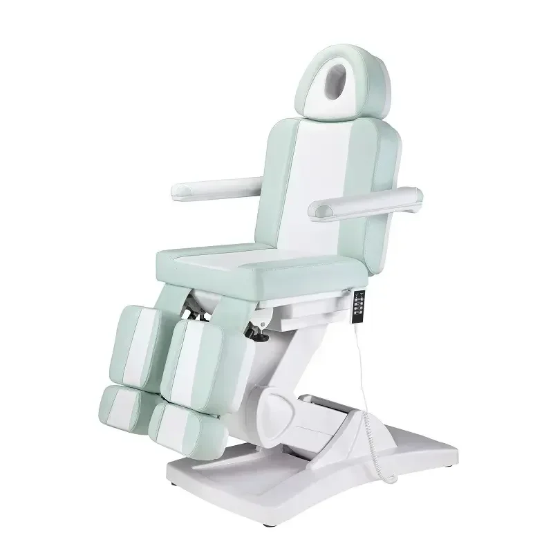 Best Selling High Quality 4 Motor Beauty Bed, Color Can Be Customized Professional Beauty Shop Men Facial Massage Table