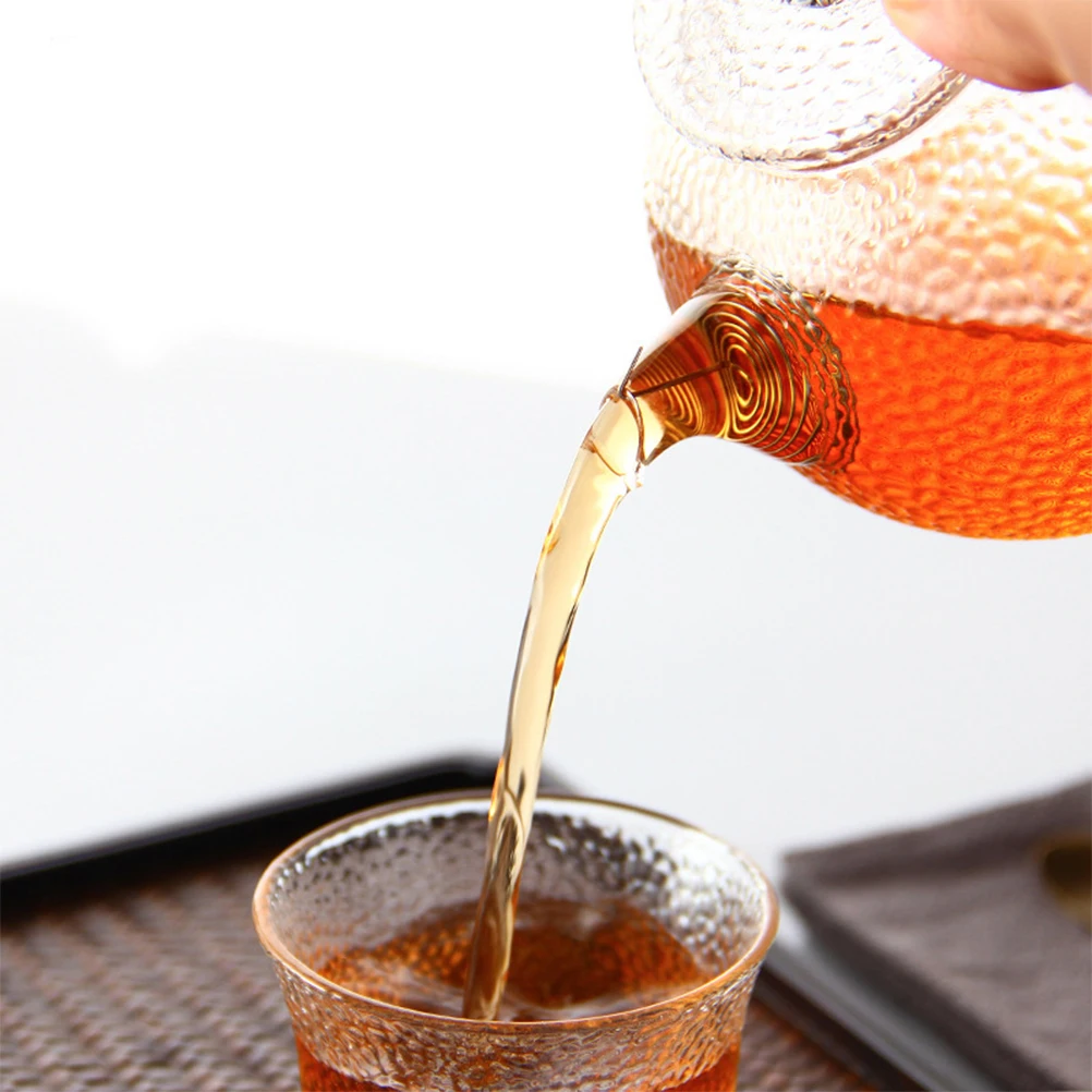 

335 Ml Tea Pot Kung Fu Teapots Water Jar Set Wooden Handle Teapot Transparent Wooden Handle Chinese Style Retro Kitchen Bar