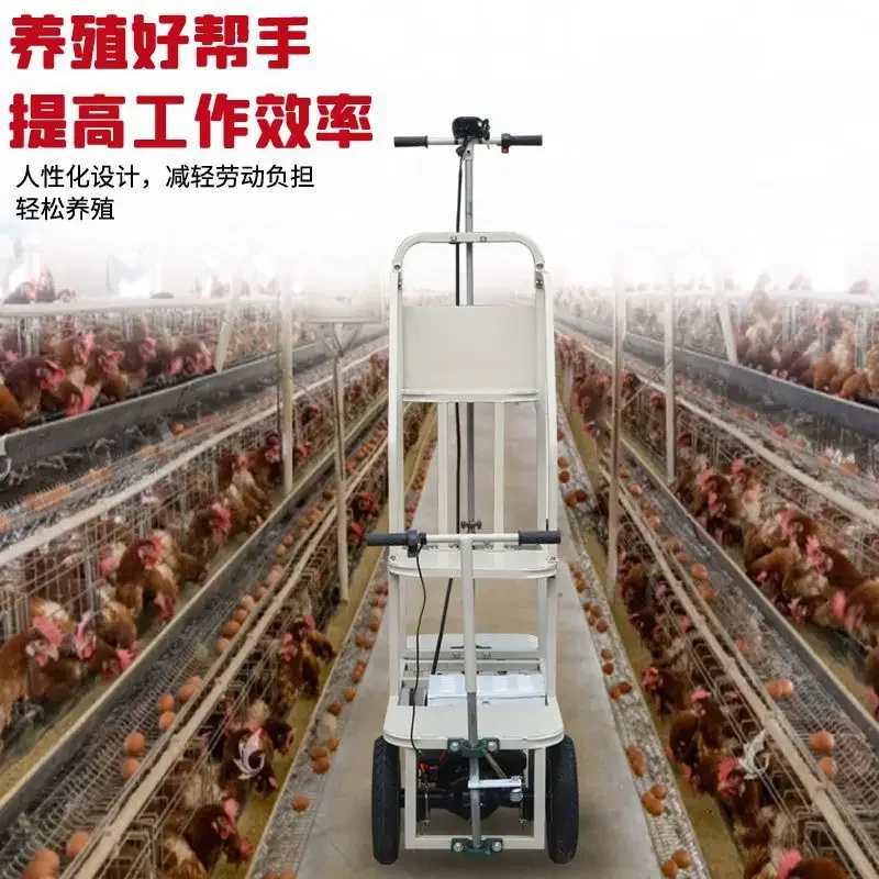 Chicken coop farm electric riding egg observation inspection four rounds of epidemic prevention