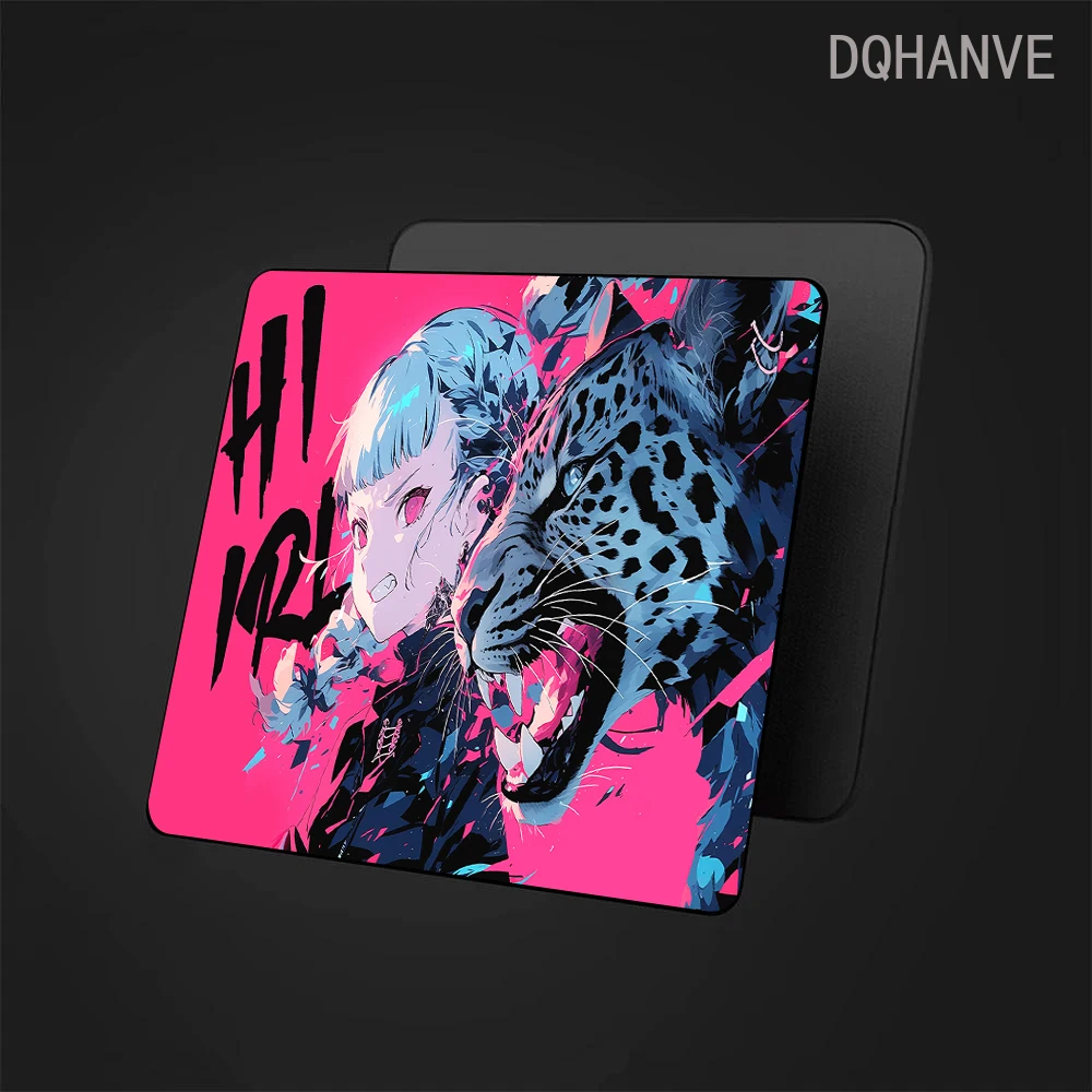 New Gaming Mouse Pad 400x450 Atmosphere Computer Laptoptable Desk Mat Anime Girl Panther Pink Mousepad Pc Gamer Carpet Mouse Mat