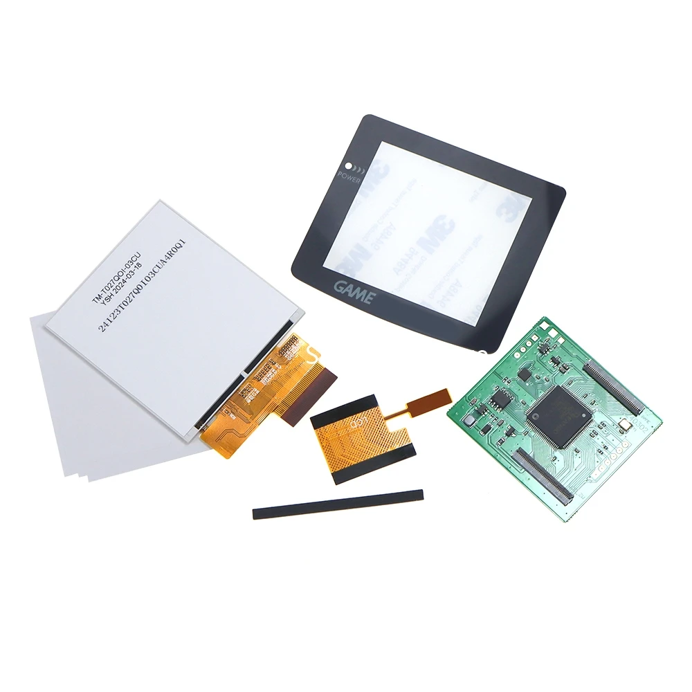 Pantalla LCD de alto brillo para GBC v4.0, pantalla IPS de retroiluminación de 2,6 pulgadas para gameboy color