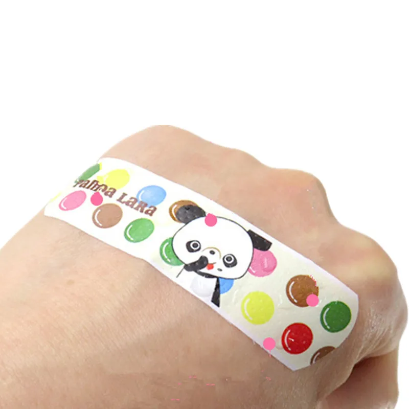 50pcs/lot Cartoon Animal Patch Children Band Aid Strips Hemostasis Plaster for Wound Dressing Baby Kids Adhesive Bandage Pleaser