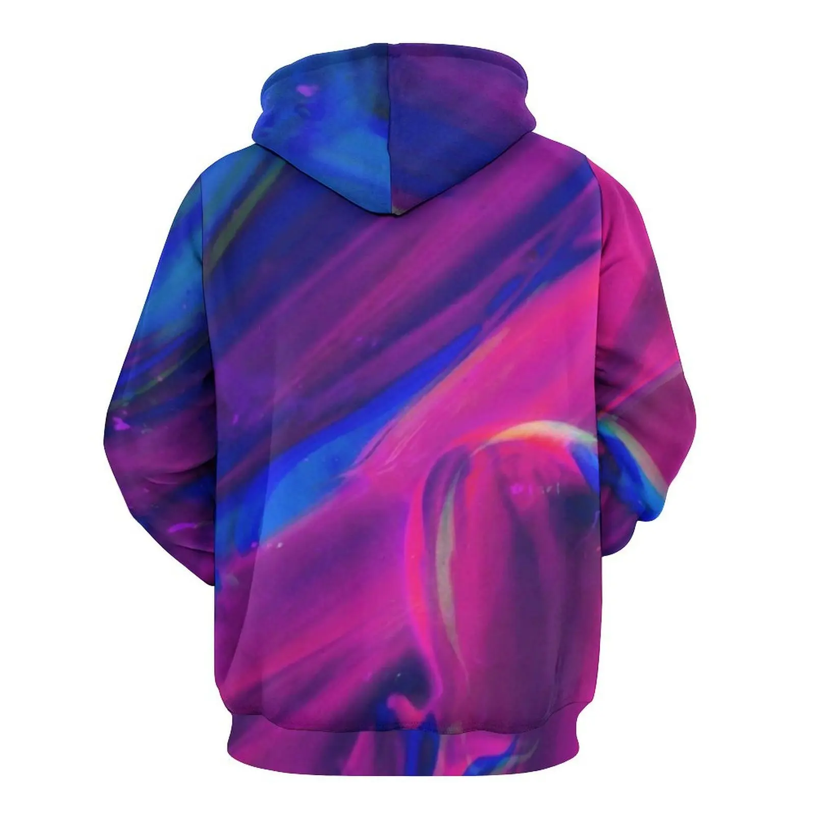 Abstract Neon Paint Casual Hoodies Male Splatter Art Print Harajuku Sweatshirts Winter Long Sleeve Streetwear Oversize Hoodie