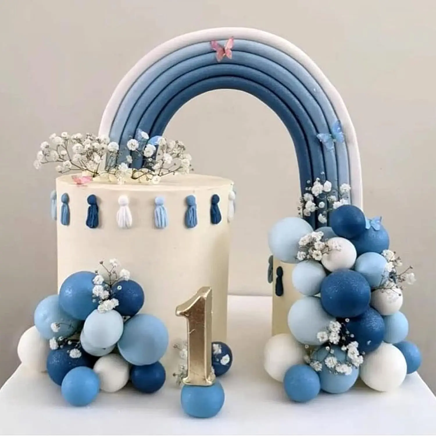 32 Stück Ball kuchen Picks bunte kugelförmige Kuchen deckel Perlen kugeln Cupcake Kuchen einsatz Topper für Geburtstags feier Hochzeits dekor – Detail 11